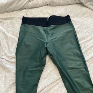 Noli Metallic green legging